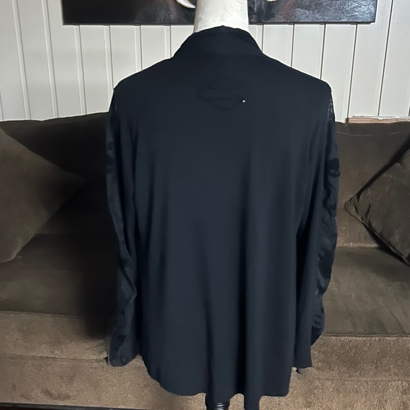 Harley Davidson • Size 1X/2X-Large • Black • Sweater Cardigan - Picture 12 of 14